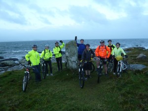 On the start line